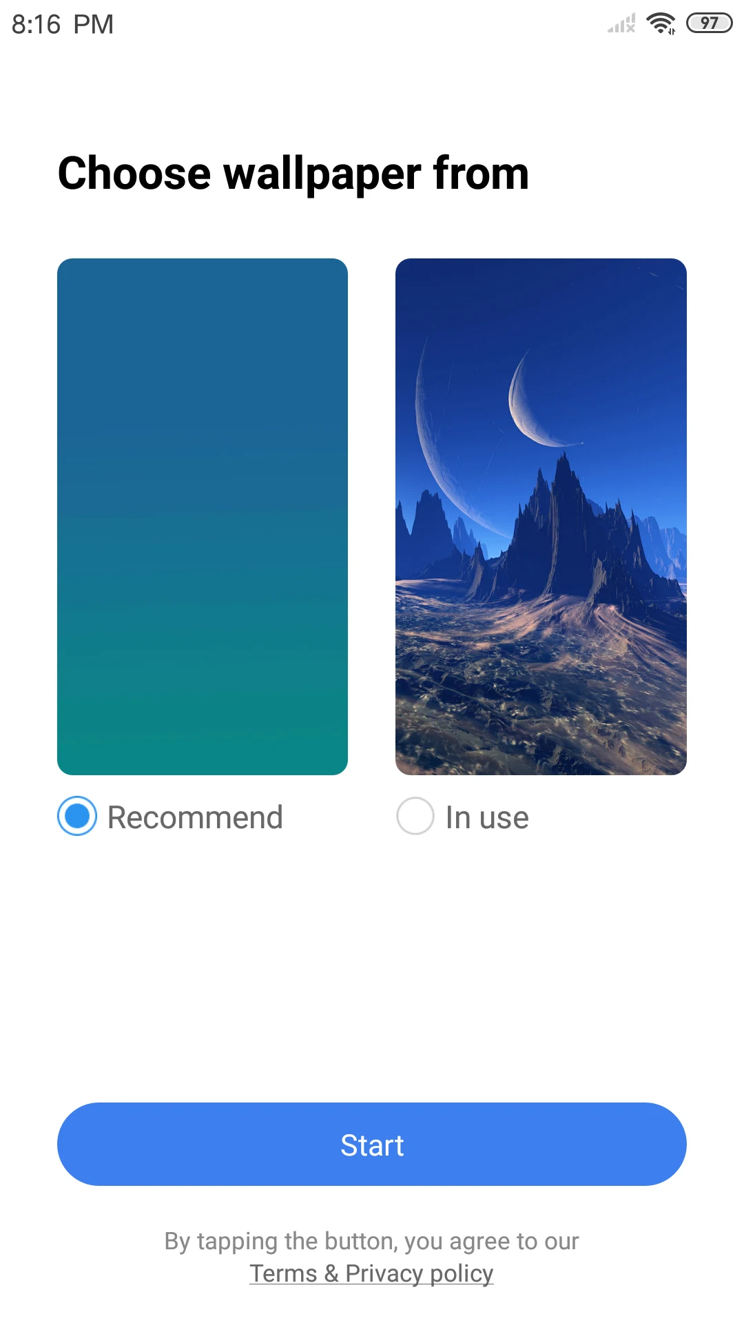 X Launcher screenshot