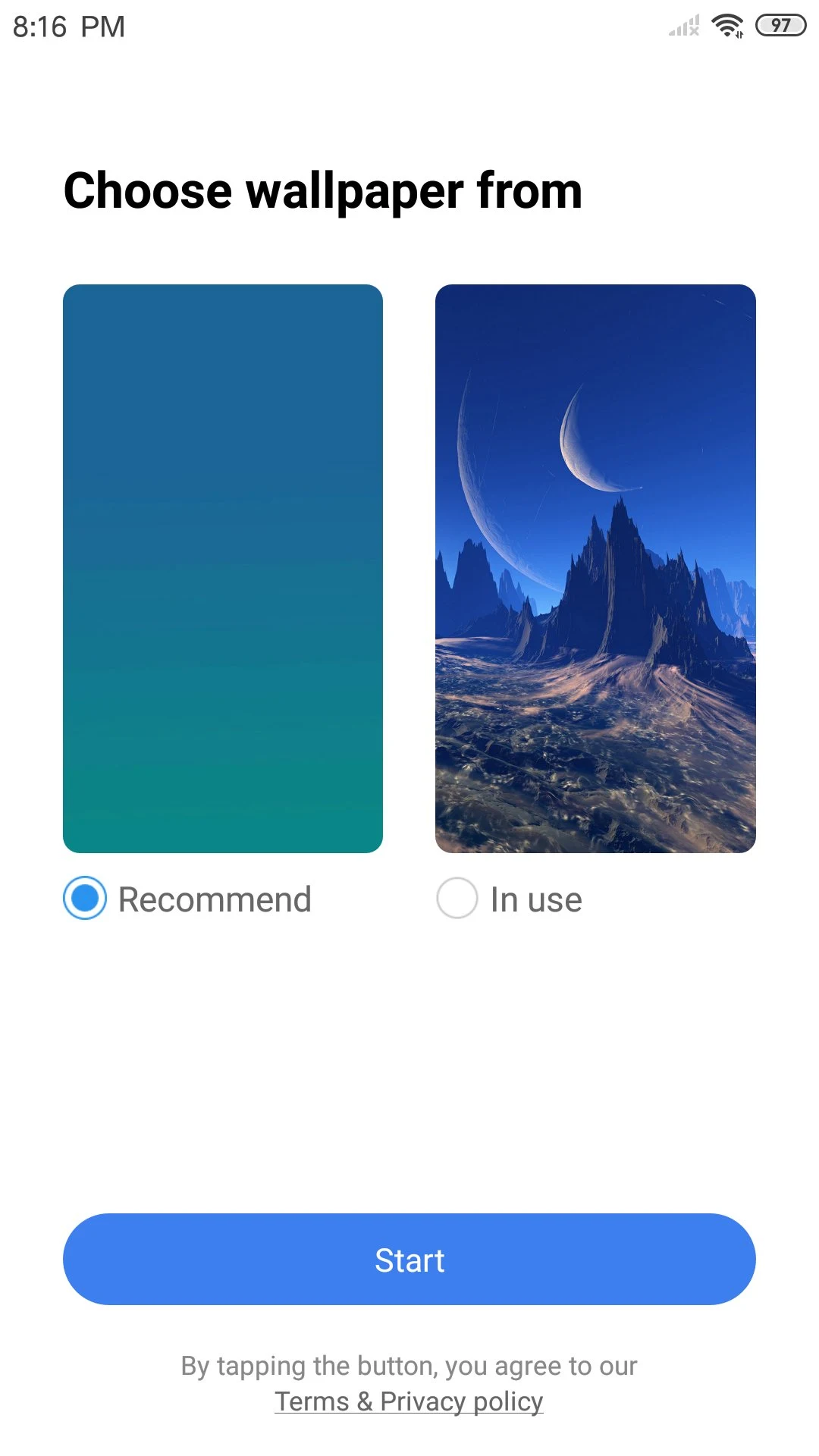 X Launcher screenshot